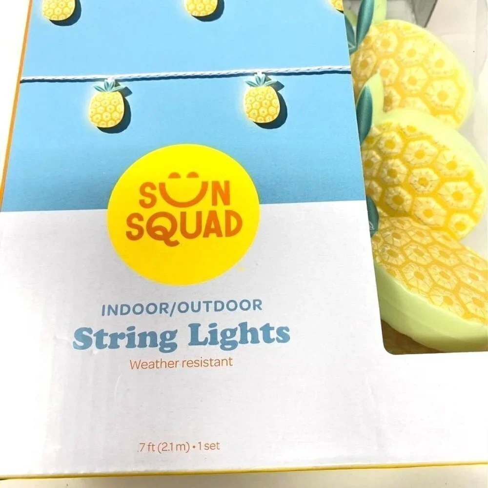 Target 10ct Incandescent Pineapple Mini Lights - Sun Squad™